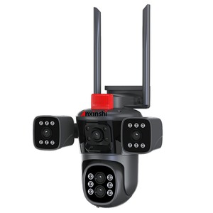安信石IPC360家庭16MP 4镜头3屏10倍变焦无线WiFi摄像头家庭安全Wifi全景闭路电视Ip摄像头8k - Product Image 2