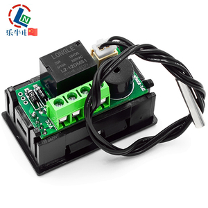 Termostato Digital W1209WK DC 12V/24V pantalla LED 10A salida de potencia Celsius/Fahrenheit instrumento de medición de temperatura - Product Image 3
