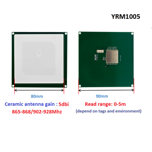 Lector RFID de larga distancia Micro 0-5M módulo RFID UHF Arduino TTL Uart 5dbi antena módulo integrado 200 etiquetas 1-5.5dbi antena