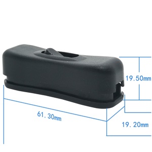 304 kordon hattı anahtarı tek kutuplu kapalı dokunmatik basmalı düğme anahtarı masa lambası için - Product Image 2