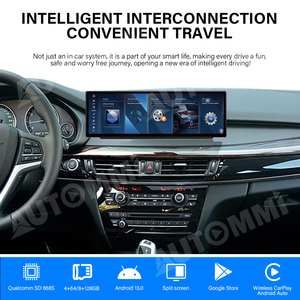 NBT EVO EVO CCC X5 X6 F15 F16 F30 Qualcomm Android araba ekran 14.9 inç navigasyon Carplay Android oto BMW için araç DVD oynatıcı oyuncu - Product Image 3