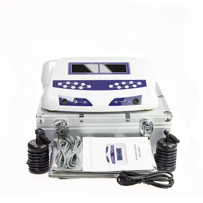 HK-805D LCD Professionale Dual Ion Detox Ionico Del Piede Bath Spa Macchina Pulita