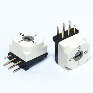 Elektronik Dip anahtarı 10x10mm 6 Pin Dip anahtarı 4,8,10,16 pozisyon dijital kod döner anahtar - Product Image 3