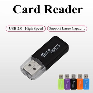 Tragbarer USB 2.0-Kartenleser Micro TF SD MS MMC-Flash-Speicher kartenleser - Product Image 2