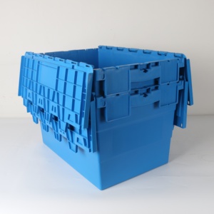 Ecommerce Delivery <strong>Logistic</strong> Relocation Packaging Moving Stackable <strong>Nesting</strong> Plastic Crates Storage <strong>Containers</strong> - Product Image 2