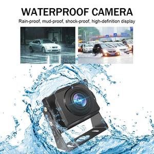 Monitor LCD de fábrica de 7 pulgadas con sistema de cámara de 2 grabadoras inversas a prueba de agua Sensor de imagen CCD para ayuda de estacionamiento de respaldo en camiones y coches - Product Image 5