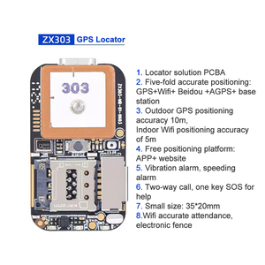 GPS-Ortungs-Motherboard-Modul programm PCBA-Standort chip für persönliche Haustier fahrzeuge