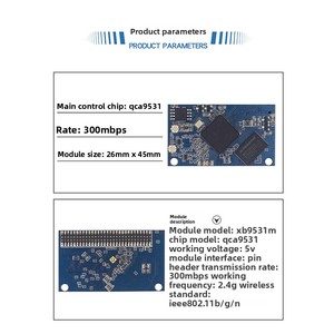 Modulo di Routing Qualcomm Qca9531M 300m Gateway 2.4g di rete Wireless Gateway con sistema integrato di comunicazione e rete - Product Image 5