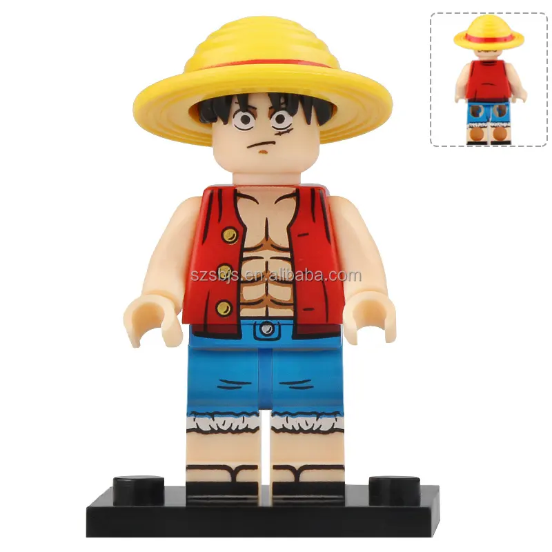 1 Piece mini Figures Japanese One Piece Anime Luffy/nami/zoro Q Version Le-goes Action Figure Children Model Toy For Gifts