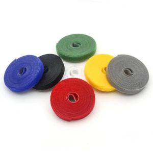 Fábrica personalizada Velcroes parche planta hoja autoadhesiva 3M elástico adhesivo parche sujetador cinta Velcroes gancho y bucle sujetadores - Product Image 3