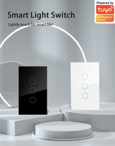 スマートホームTuya照明制御タッチ1ギャング2Way 3wayウォールスイッチ強化ガラスワイヤレスWIFIライトスイッチ新しい建物用 - Product Image 6