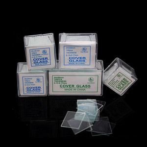 HAIJU LAB Different <strong>Sizes</strong> <strong>Microscope</strong> Glass Cover <strong>Slides</strong> for Basic Biological Science Education - Product Image 2