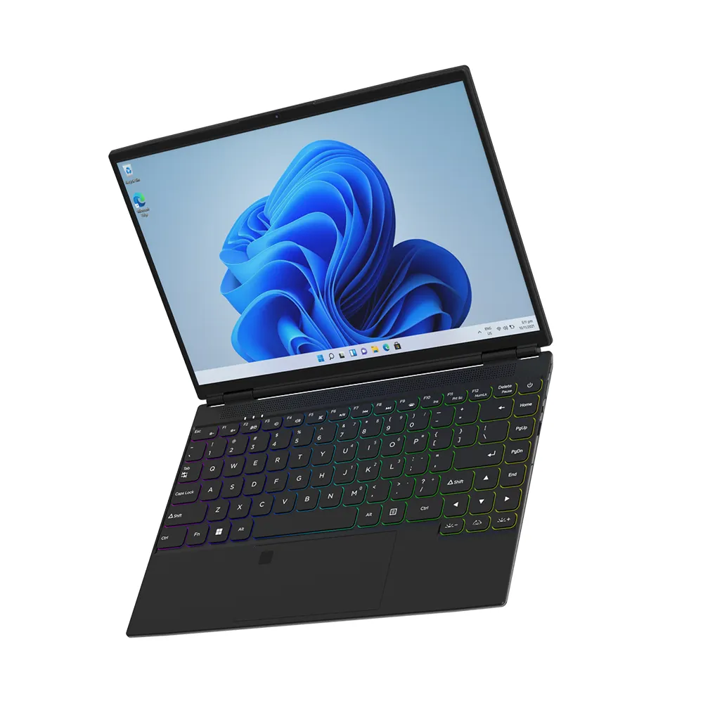 Produsen laptop OEM Core i3 i5 i7 i9 14 inci layar HD Win 11 merek baru notebook cangkang transparan pc komputer laptop