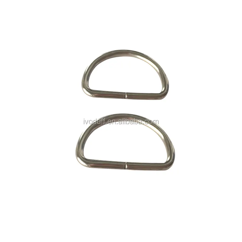 High Quality iron D Ring, metal handbag D ring buckle Hook From China Factory