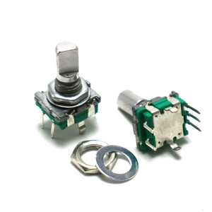 5 pz 20 posizione 360 grado Encoder rotativo EC11 w pulsante 5pin manico lungo 15/20MM con un interruttore A pulsante integrato - Product Image 4