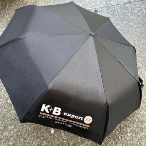 高品质来样定做批发防紫外线手动开启或全自动8k带标志定制伞 - Product Image 5