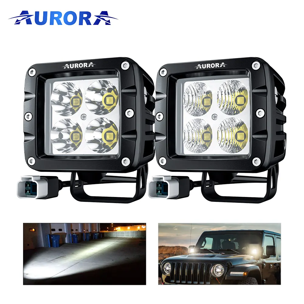 Aurora Neuankömmling 2 Zoll Pods LED Mini Fahr licht 40W Offroad Truck Fahrzeug Spotlight Auto LED Arbeits scheinwerfer