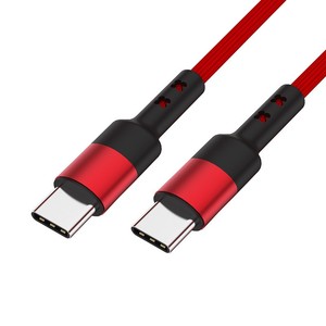 2025新款超级充电60W USB C电缆尼龙编织电脑手机笔记本电脑平板电脑尺寸0.3M 0.5M 1M
