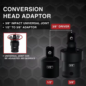 ソケットツールセットラチェットCr-Vスチールハンドツールセット3/8インチドライブソケットセットツールキット - Product Image 5
