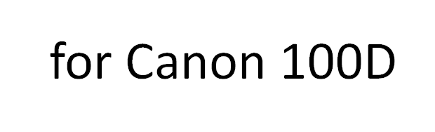 Pour Canon 100D
