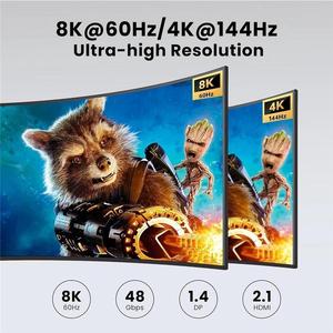 Justlink HDMI2.1 2x2 <strong>Dual</strong> DP <strong>HDMI</strong> KVM Switch 8K 60Hz <strong>Dual</strong> Monitor USB3.0 Switcher for 2 Computers Audio Video Accessories