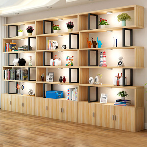 Hiện đại <span class=keywords><strong>showcase</strong></span> kim loại sáng tạo cuốn sách hiển thị giá đồ nội thất kệ sách khách sạn làm tóc beauty salon sản phẩm tủ trưng bày - Product Image 1