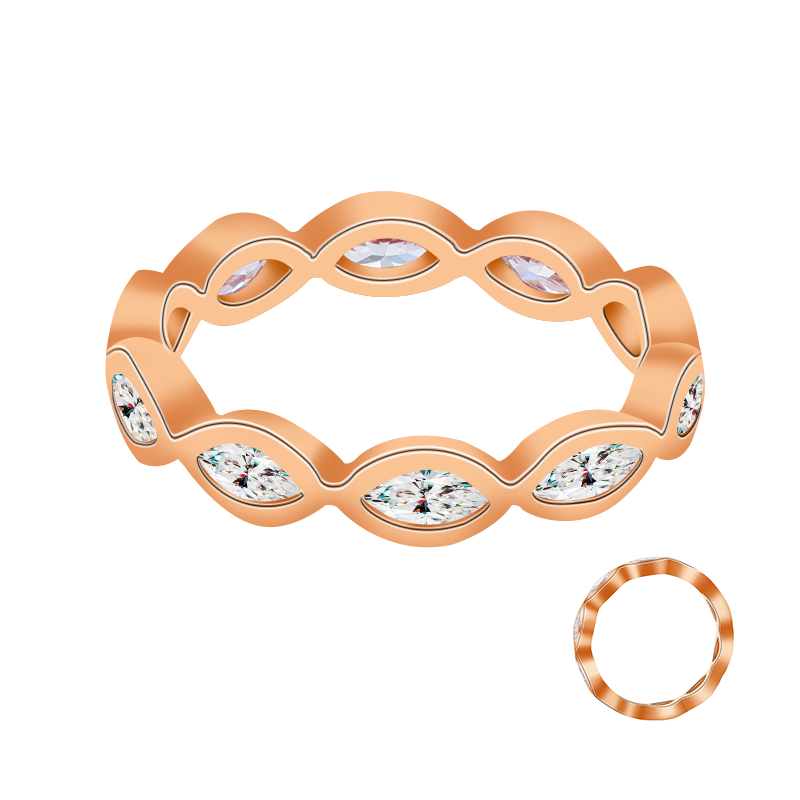 14k Rose Gold