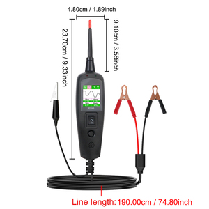 汽车电路测试仪12V/24v电气系统诊断工具电源探头套件电压/电阻测试仪