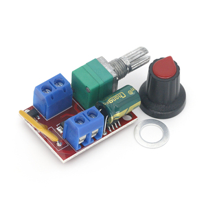 Vendita calda 5A PWM Max 90W DC motore regolatore modulo Mini LED Dimmer con 3V-35V interruttore di controllo della velocità ICs categoria di prodotto - Product Image 1