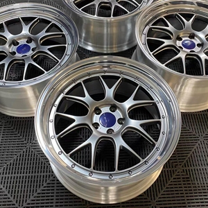 Bku Lmr кованый 2 шт. 5x120 колеса 18 19 20 дюймов пользовательский золотой центральный обод автомобиля для BMW M3 F30 F80 F82 G30 G31 G05 M5 F90 - Product Image 4