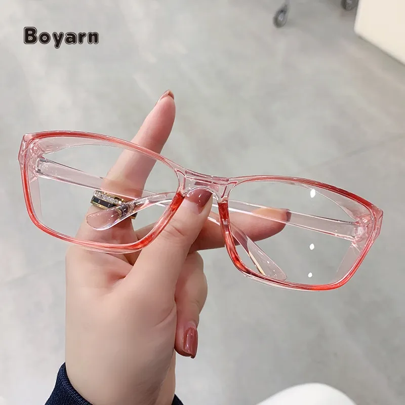 Boyarn Stylish Blue Light Blocking Eyewear Anti Pollen Glasses Anti-Fog Fully Enclosed Plastic Frames Anti Dust Glas Shades