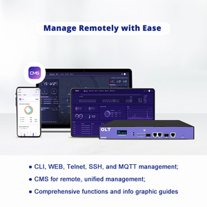Wolck Layer 3 1เปอร์โต1pon 20กม. 1พอร์ต SINGLE PON C-DATA MINI 1 PON 2พอร์ต GPON OLT - Product Image 4