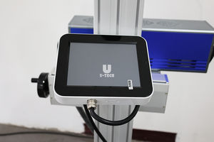U TECH fabrika doğrudan tedarik komple otomatik üretim hattı ekipmanları: PET şişe lazer tarih kodlama yazıcı sistemi - Product Image 5