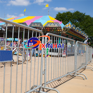 Tạm Thời Cho Người Đi Bộ Di Động Tấm Kim Loại Di Động Kiểm Soát Đám Đông In Rào Cản Sự Kiện Để Bán Giá Thấp - Product Image 2