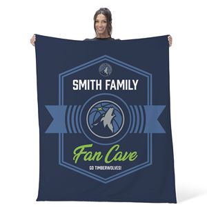 DB NBA NBA Timberwolves kişiselleştirilmiş 50x60 inç ipek dokunmatik atmak battaniye Dominant baskın tasarım - Product Image 2