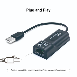 100Mbps USB 2,0 con cable USB a Rj45 Lan Ethernet adaptador tarjeta de red para Windows 10 para MAC Macbook PC Laptop - Product Image 4