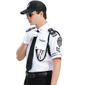 Özel üniforma giyim havaalanı üniformaları için bekçi takım elbise güvenlik ceket güvenlik üniforması - Product Image 3