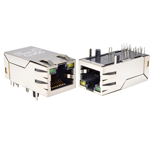 POE Gigabit Integrierter Ethernet-Filter Cat5 RJ45-Computeranschlussstecker Licht und Feder RJ45-Netzwerkanschlüsse - Product Image 1