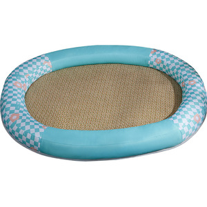メーカーカスタマイズ籐小中サイズ犬の巣猫マットクッション猫ドーナツベッド冷却犬ベッド - Product Image 1
