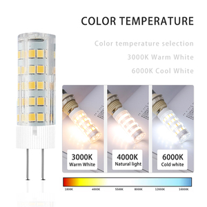 3W 5W 7W 9WLEDライトG4ベース高電圧220Vセラミックコーン電球クリスタルシャンデリア用高輝度クールウォームホワイトライト - Product Image 2