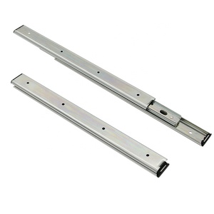 HVPAL3504 Feste Über verlängerung Doppel kugellager schlitten 2-reihiges Stahlkugel system | Nicht abnehmbare Schubladen führungen 150% Federweg - Product Image 1