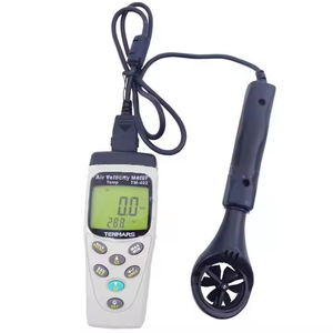 Tenmars TM-402/TM-403/TM-404 Vận tốc không khí Meter gió <span class=keywords><strong>Speed</strong></span> Meter Lưu lượng không khí Meter Máy đo gió với 30 mét 6 nhựa VANE - Product Image 4