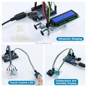 Adatto per Arduino R3 migliorato scheda di sviluppo LCD1602 OLED0.96 Kit di apprendimento Entry-level per principianti