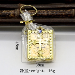 Dini Mini kitap anahtarlık kutsal İncil anahtarlık - Product Image 3