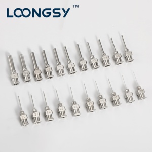 2025 Precisão 1/2 ''13MM Cola Inoxidável Agulha De Plástico Dispensação De Cola Agulha De Aço Industrial 8G-32G Agulha Blunt - Product Image 3