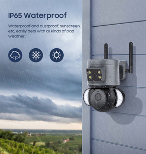 Tuya HD 4MP Smart WiFi PTZ Outdoor <strong>Camera</strong> with Rotating Dome Multi Lens Night Vision <strong>IR</strong> Floodlight Supports Memory Card Storage - Product Image 6