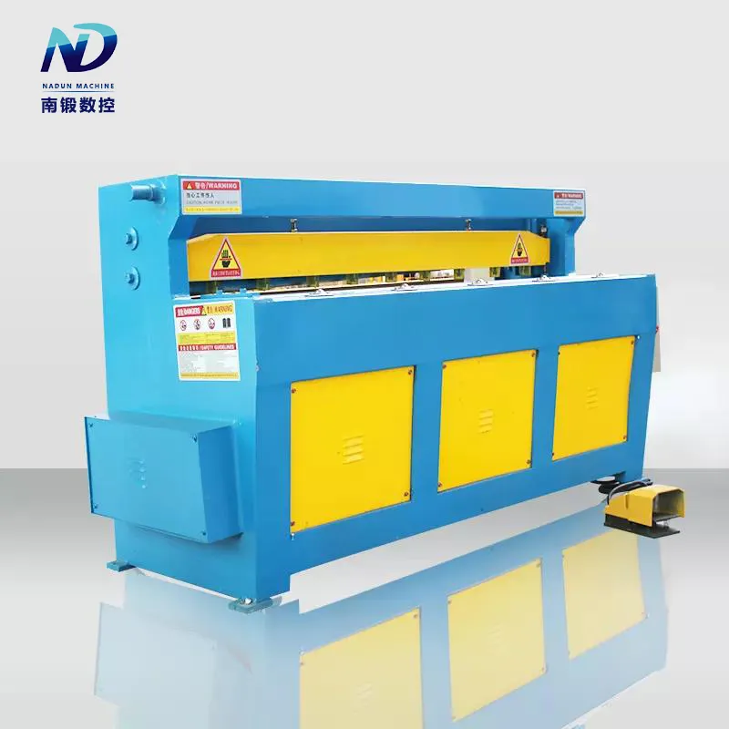 Nadun petite machine de découpe de plaques métalliques hydraulique 4-40mm