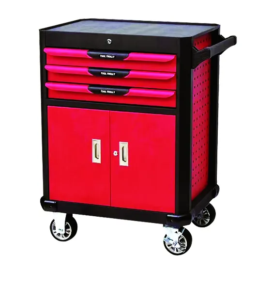 Hot Selling Steel 3 Drawers Metal Storage Toolbox Tool Chest Cabinet
