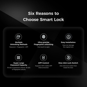 Lndu DL500 ngoài trời không thấm nước nhà khách sạn kỹ thuật số cửa chính Wifi khóa kỹ thuật số mật khẩu vân tay Bàn phím khóa cửa thông minh - Product Image 4