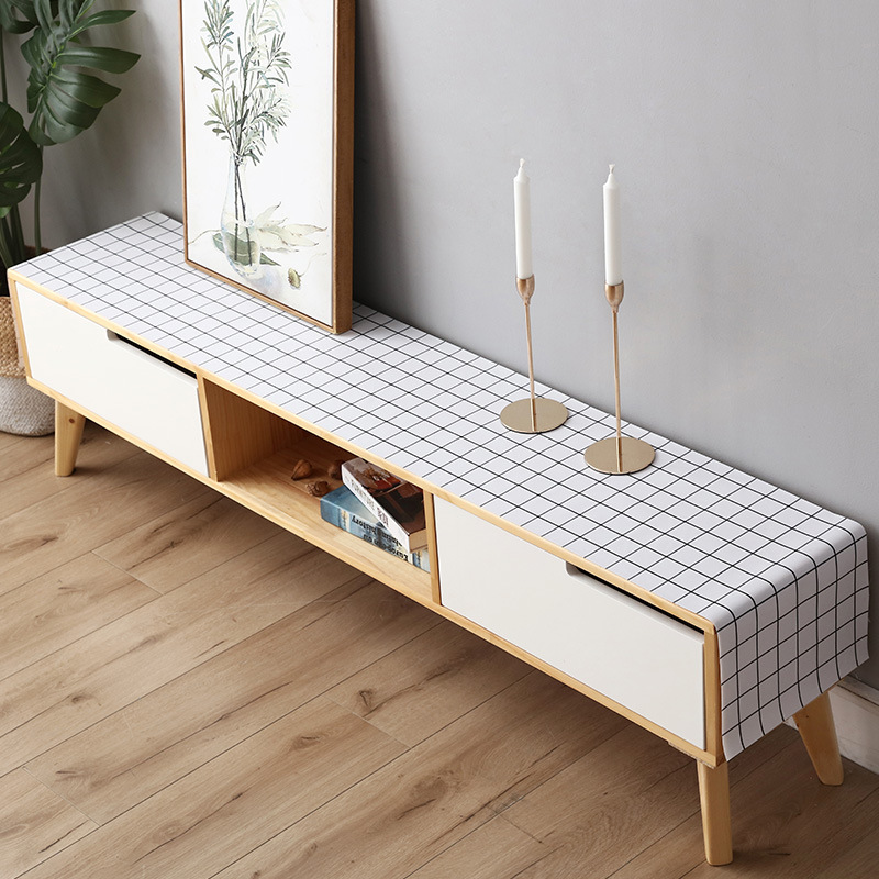 White checkered pattern